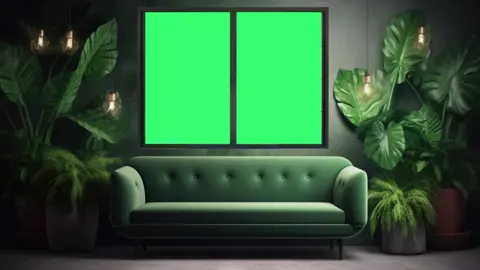 Living Room With Green Screen Windows Picture And Changing Background Ideas | Green Screen #greenscreen #greenscreenvideo #interiors #background #ambient #ambience