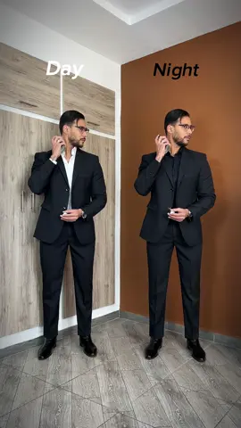 White shirt vs Black shirt! 😎 Which one is your favourite? 🤔 #menwithclass #elegantstyle #casual #moderngentleman #colourcombos #outfitsideas #blacksuit #inspofashion #businesscasual #inspooutfit #elegantstyle 