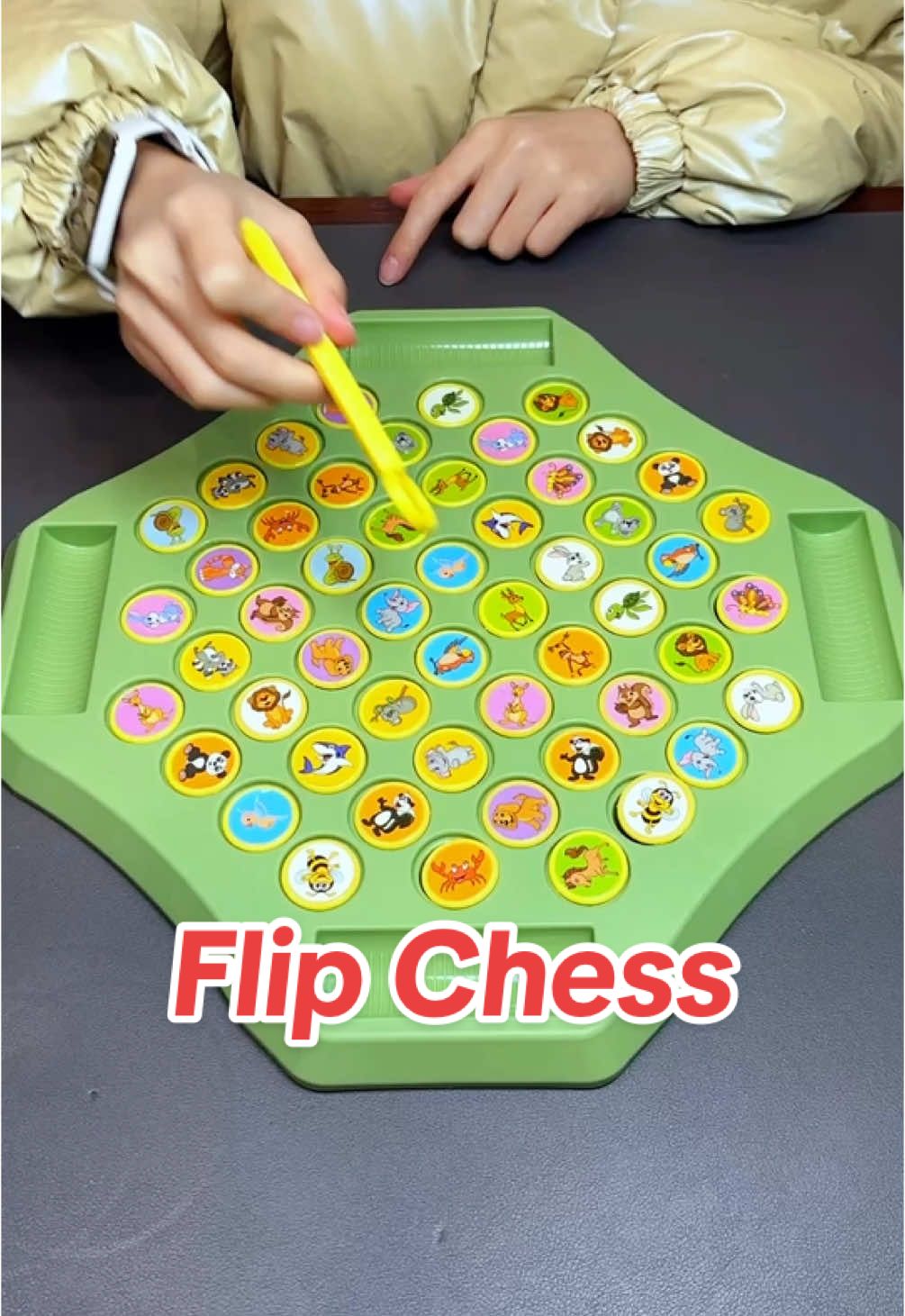 This is a very popular family party game recently called Flip Chess.#toys #familygames #boardgames #braingames 