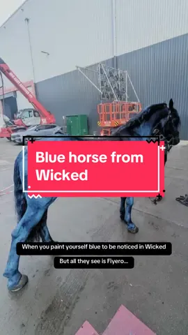 For all of you who “didnt even notice” the blue horse in Wicked 😂😩🐴💙  #wicked #bluehorse #fiyero #fy #fyp #wickedmovie 
