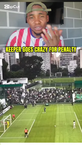keeper goes crazy for penalty kick #footballtiktok #footballskills #PremierLeague #ronaldo #footballtogether #epl