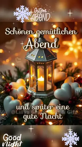 #👍 #gutenabend #gutenacht #wochenende #advent #😘😘😘 #❄️ #☃️ #❤️ 
