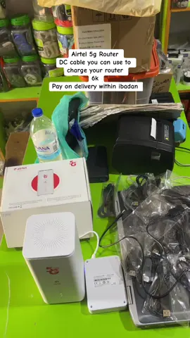 Airtel 5g router DC adapter cable — going for 6k 
