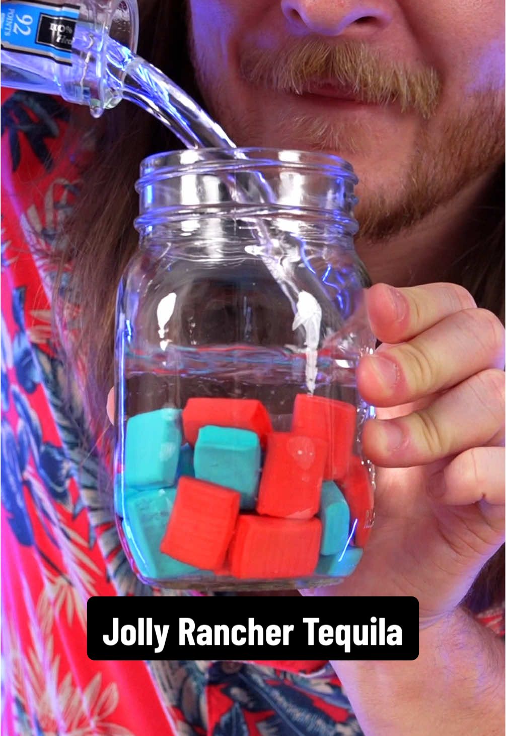 I left Jolly Rancher Chews in Tequila #fyp #dokaryan #tequila #jollyrancher 