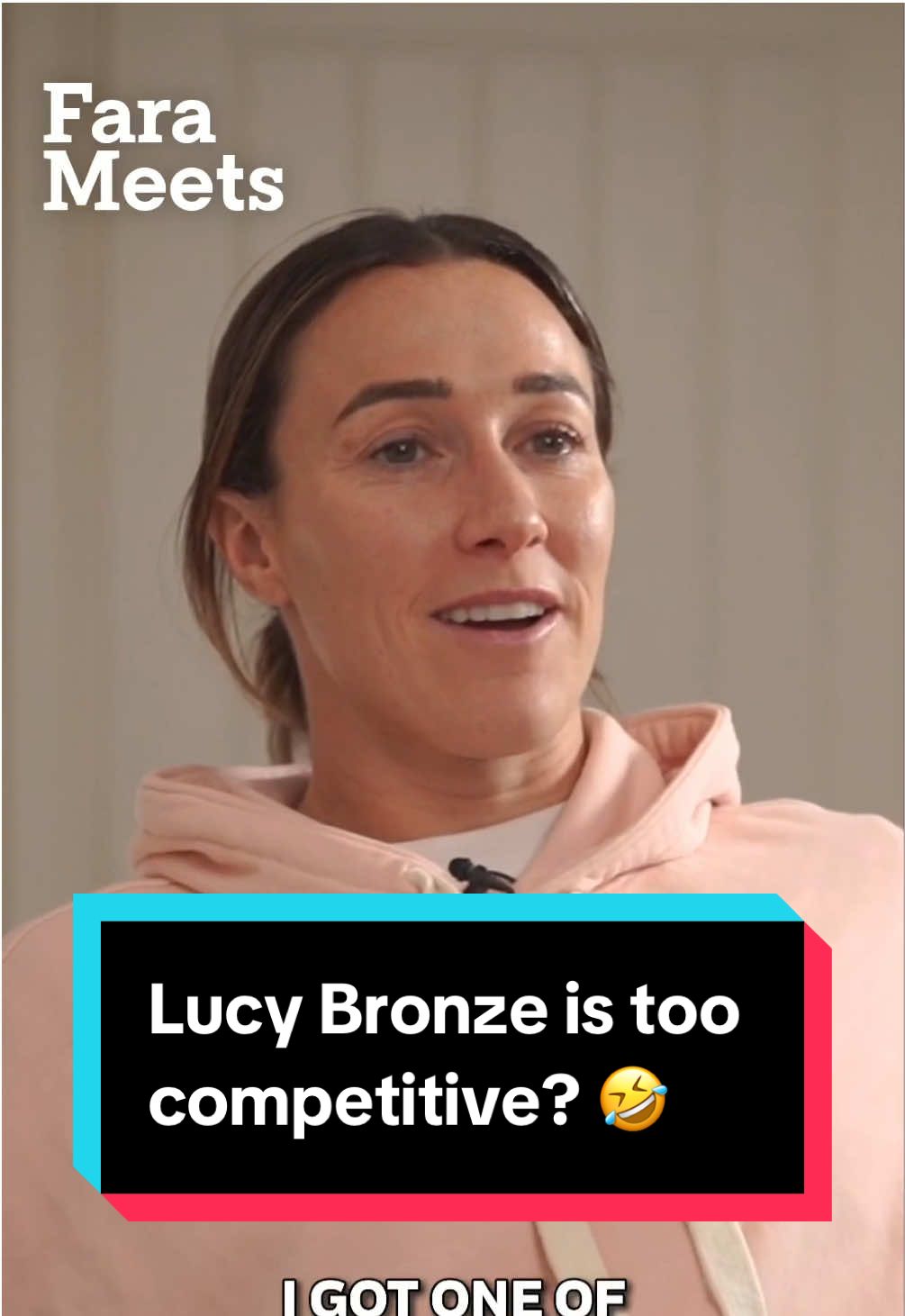 Lucy Bronze is too competitive? 🤣  🎙️ Fara Meets Lucy Bronze available on our Youtube and audio channels. #wsl #lucybronze #lioness #football