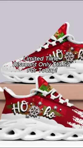 😎 #Christmas #sneakers : Festive Spirit ✨ Christmas themed sneakers are vibrant elves under your feet during the holiday season. 😍 these shoes are a vibrant Christmas celebration, with colors and details shouting out holiday joy. The shoe upper is usually decorated with elements such as Santa Claus, reindeer, or colorful Christmas lights. The colors range from classic red and green to shiny gold and silver, making them a visual enjoyment. The materials used are not only durable, but also provide a comfortable fit, allowing you to dance at Christmas parties or walk miles during holiday shopping without any problems. The sole design provides excellent traction, so you can stay steady on slippery, snow-covered sidewalks. Whether you're running to see the Christmas parade or just going out for a walk to admire the holiday decorations, these Christmas sneakers are the perfect choice to add a touch of joy to your footsteps. 🌟💃 #cheistmas #leisure #men #lowtop #thickbottom #casualshoes #daily #comfortable #softbottom #movement #fall #summergames #fallfreshness #TikTokMadeMeBuyit #spotlightfinds #spotlightfashion #fypage #dealsfordays #giftfromtiktokshop #tiktokshop #halaratiktokshop #fashiontiktok #tiktokshopbacktoschool #falldealsforyou #spotlight #blackfridaysales #tiktokmademebuylt #tiktokshopblackfridayor #tiktokshopcybermonday #tiktokshopblackfriday  #tiktokshopcybermonday  #spotlightfinds 