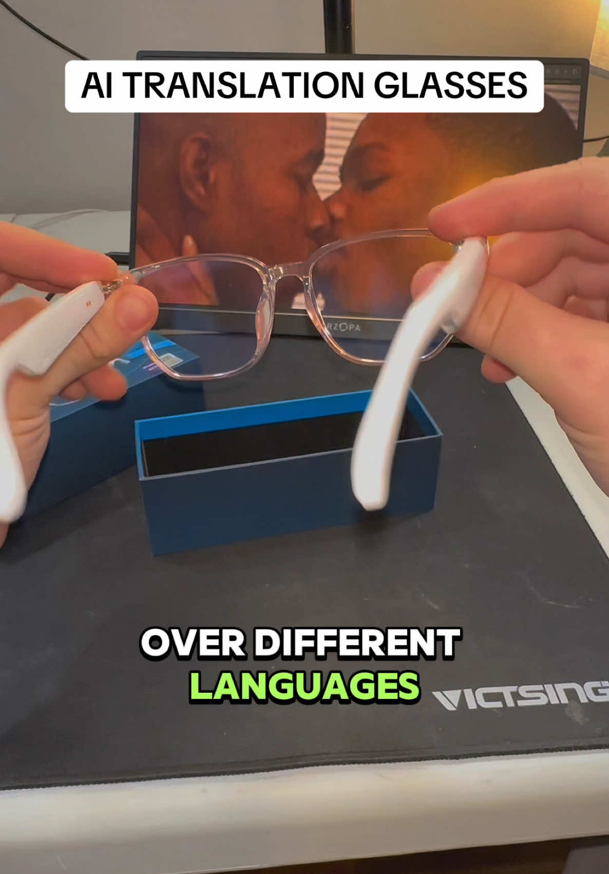 These work so well! #translation #aitranslation #translationglasses #glasses #translationearbuds 