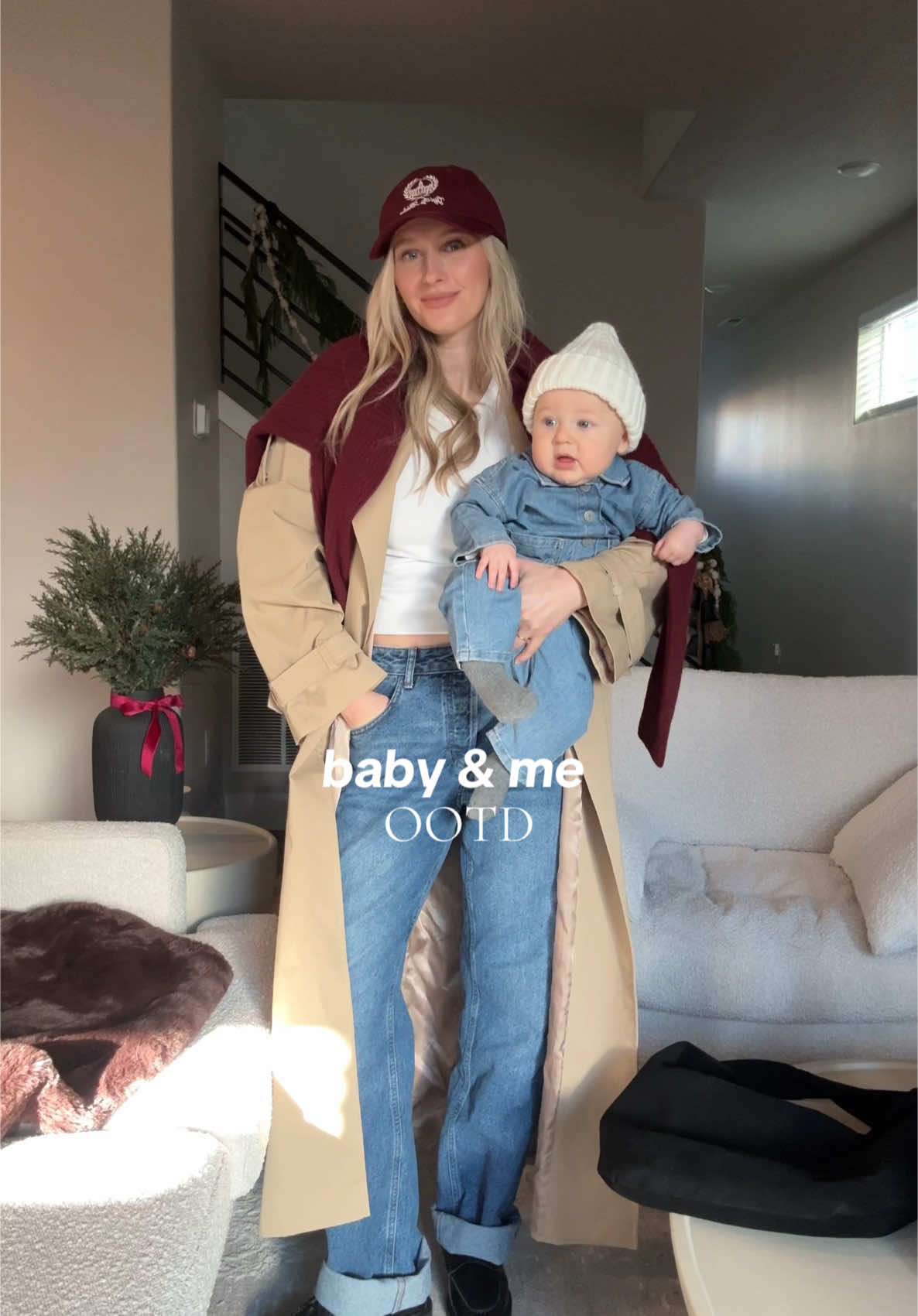baby & me coffee run fit check. #MomsofTikTok #momlife #boymom #babyboy #outfitinspo #fitcheck #babyandme 