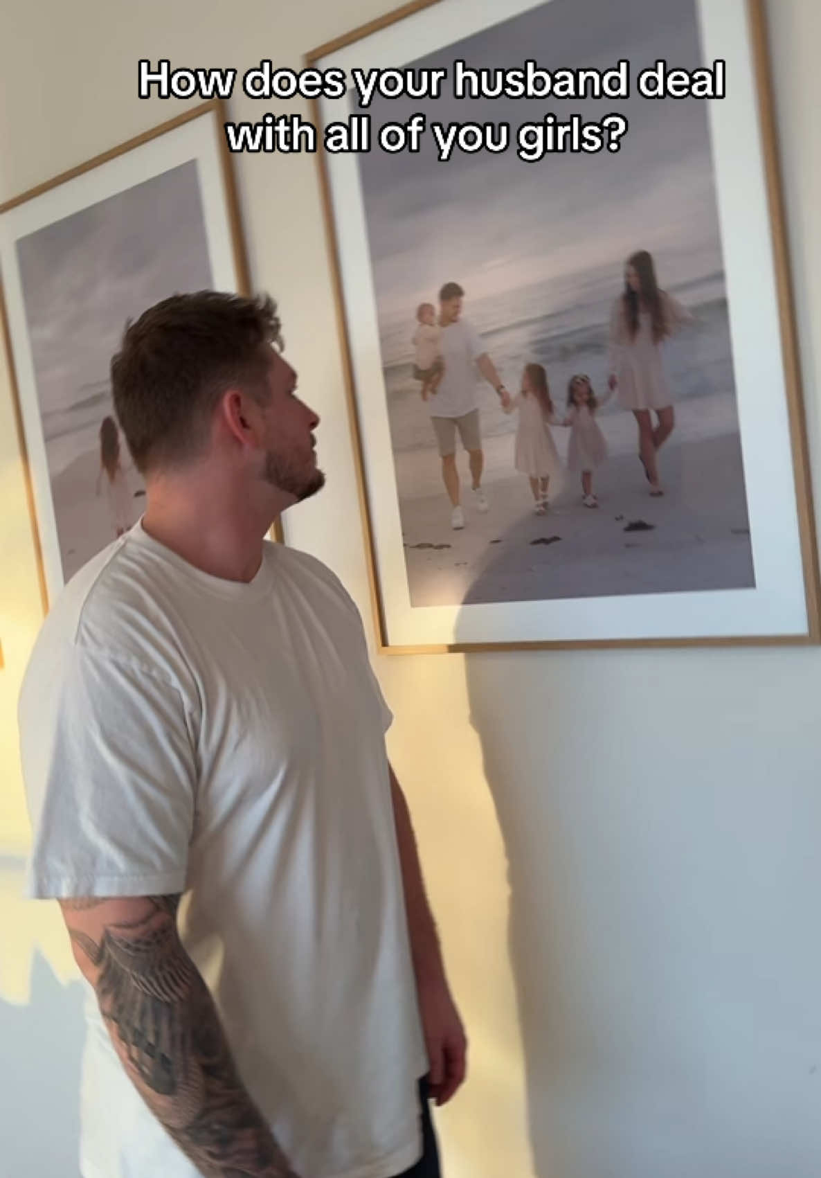 The answer is he loves us 😂💗 #comedy #dad #mom #family #girls #girldad 