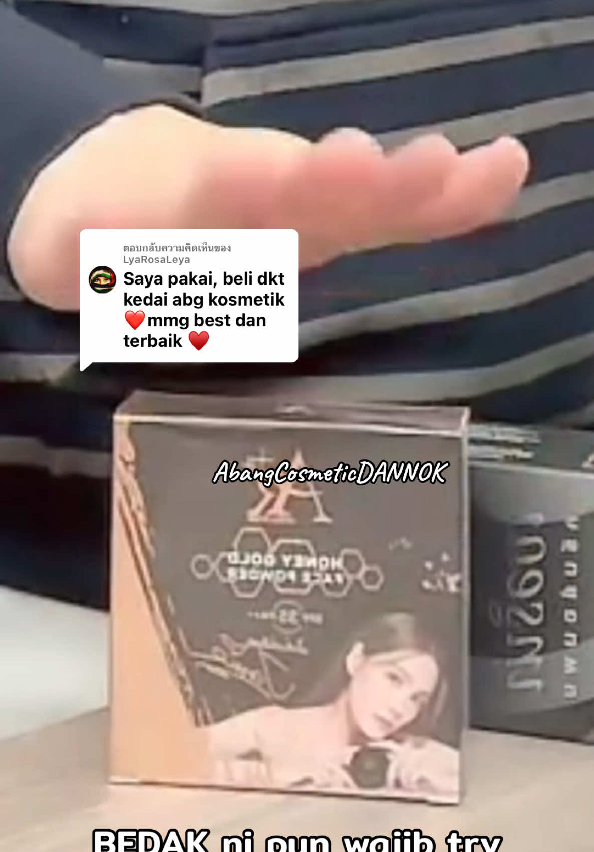 ตอบกลับ @LyaRosaLeya  terima kasih 🌟 @wanD_iSwanDi  @AbangCosmeticDANNOK   @AbangCosmeticDANNOK   @AbangCosmeticDANNOK  @บังดี เครื่องสำอางด่านนอก @kedaiAbangCosmeticDANNOK  #LIVEhighlights #TikTokLIVE #LIVE #dannokthailand🇹🇭 #dannok #abangcosmeticdannok #racuntiktok #ar #bedakar #aurarichthailand #aurarich #aurarichcushion #แป้งออร่าริช #ออร่าริช  #เต่าเหยียบโลก 