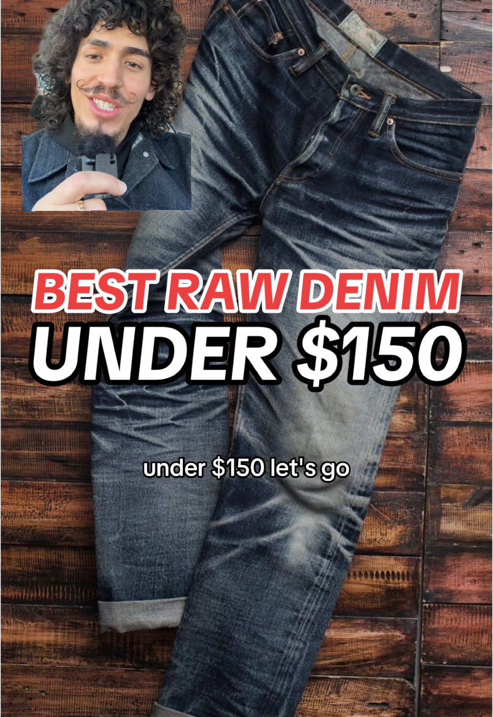 BEST RAW DENIM UNDER $150 👖😈🔥 #rawdenim #selvedgedenim #mensfashion #menswear #streetwear #outfitideas 