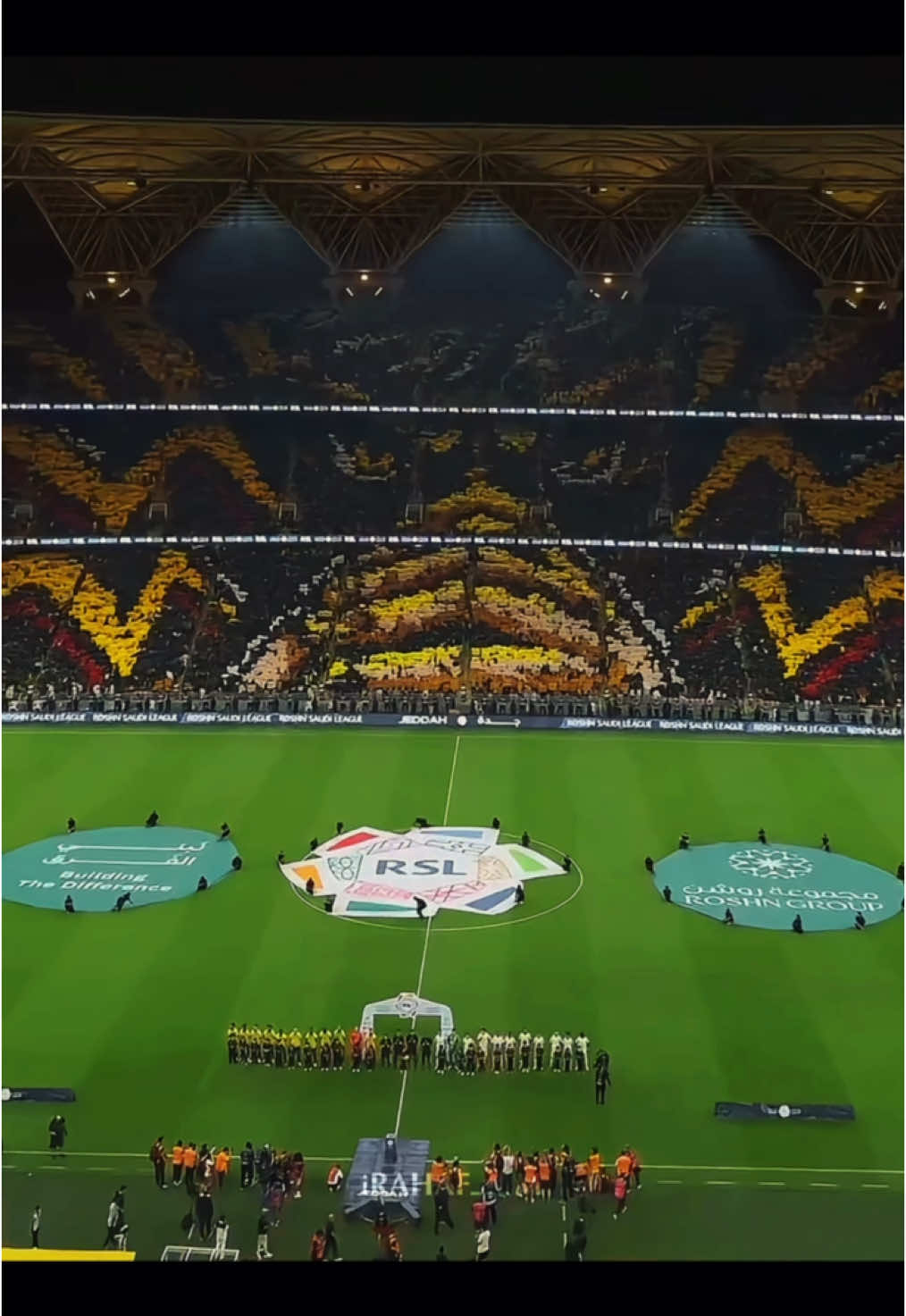 تيفو الاتحاد كامل امام النصر بصوت مشاري القرني 🤯🤯🤯🔥! #الاتحاد_النصر #كرستيانو_رونالدو #كريم_بنزيما #جمهور_الاتحاد #الجوهره #تيفو_الاتحاد #الكورفا_قولد 