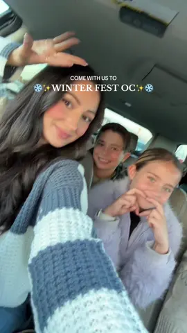 In SoCal’s winter wonderland ❄️ @Winter Fest OC #winterfestocpartner #winterfestoc #winteractivities #ocholidayactivities #thingstodooc #orangecounty #FamilyFun #snowplay #snowtubing