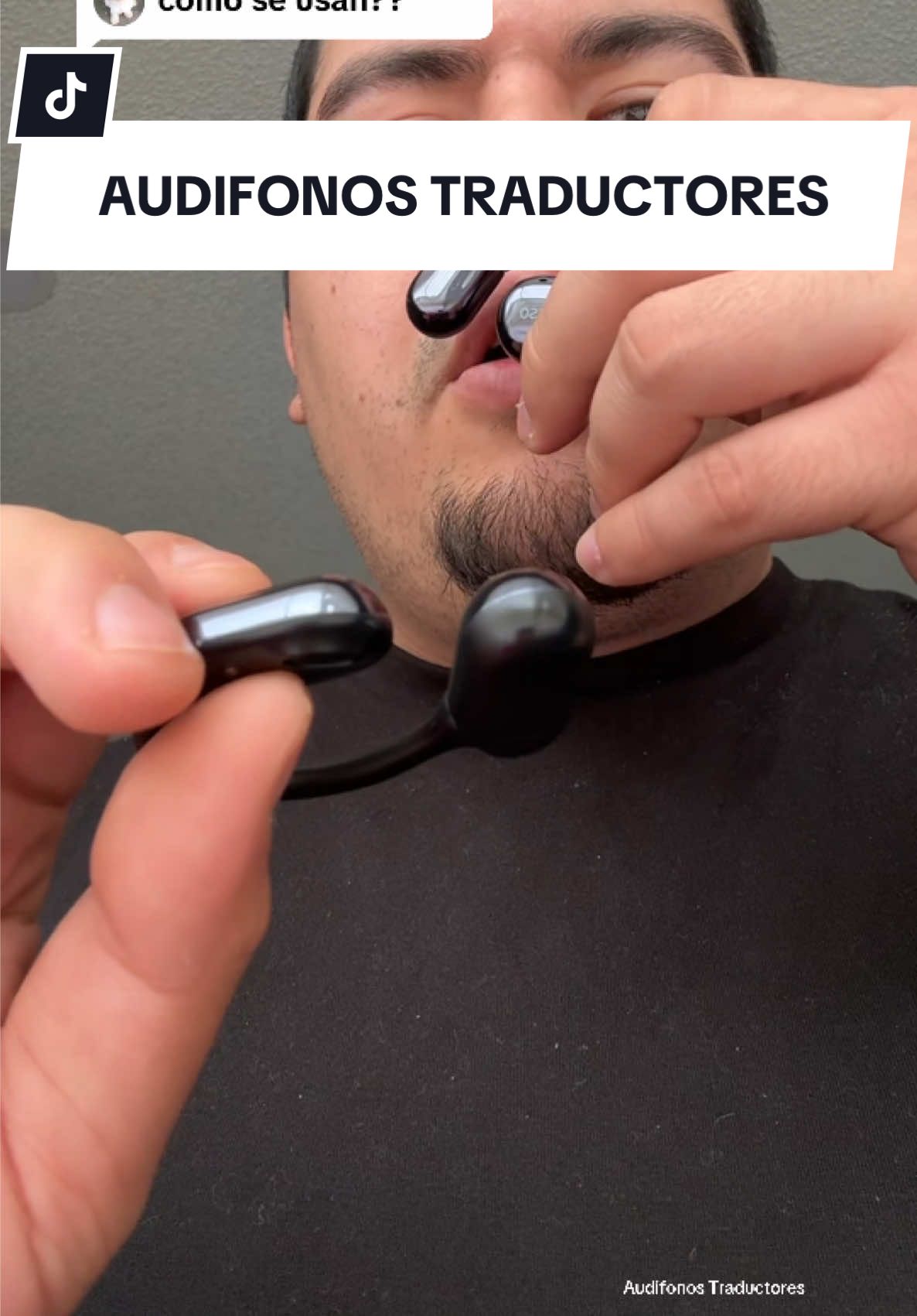 Replying to @⚜️⚓🧭EL CORSARIO 🛡️⚔️☣️⚜️ Estos audifonos traductores usan una aplicacion para traducir. #audifonostraductores #audifonosinalambricos #traducir #traducciones 