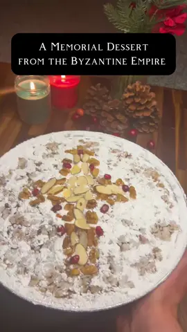 Byzantine Koliva #History #orthodox #christmas #Recipe #ancient #byzantine #fyp #historytok #historybuff #historytiktok #historyfacts #cooking #dessert #holiday #christian #jesus #holiday #festive