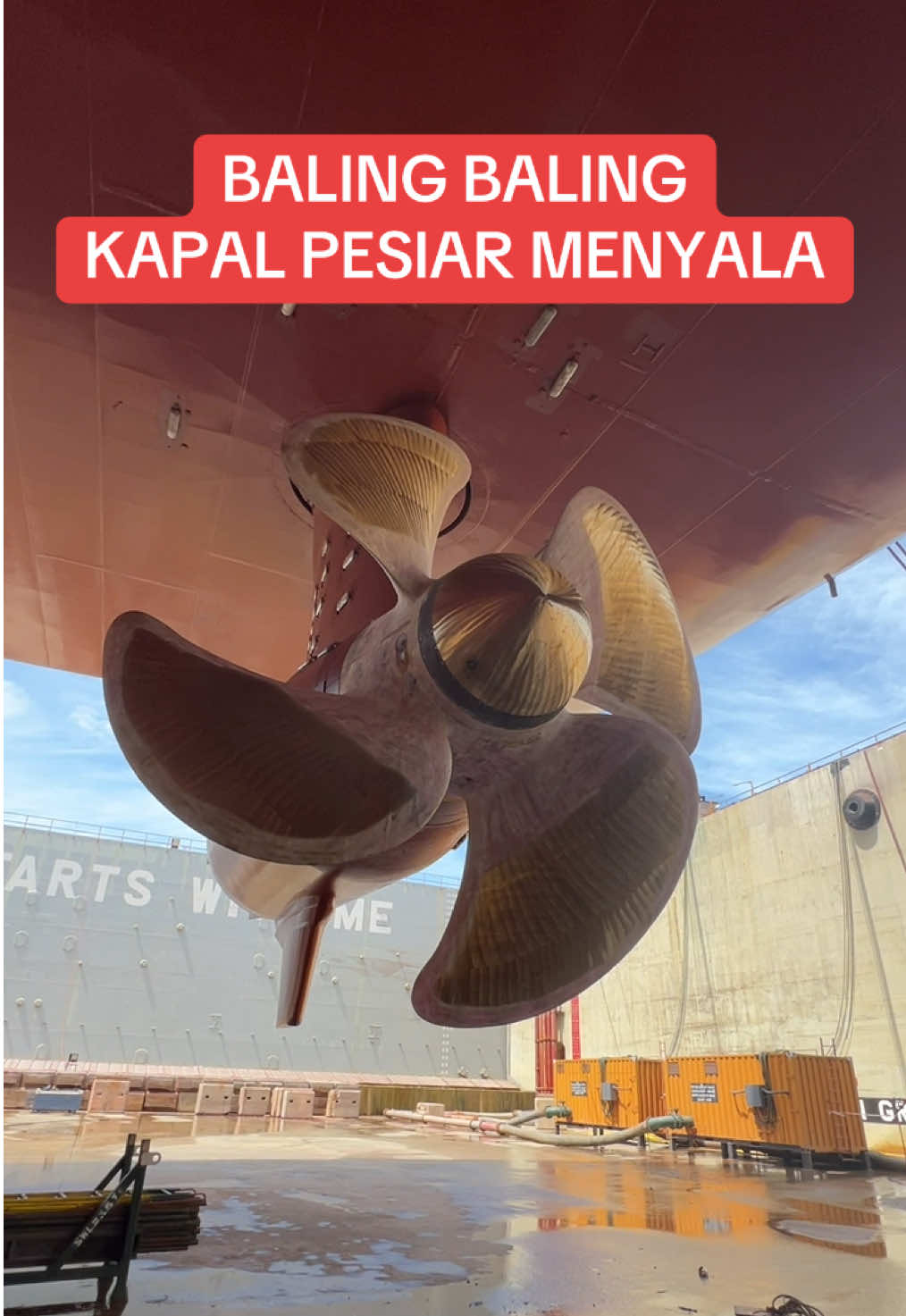 Menyala 🔥🔥 Baling Baling Kapal Pesiar ‼️#fypシ #fypシ゚ #viral #pelautpunyacerita #kelilingdunia #kapalpesiar #travel #batak #pelaut #pelautindonesia #traveling #hongkong #japan #indonesia #thailand #asian #singapore #vietnam 
