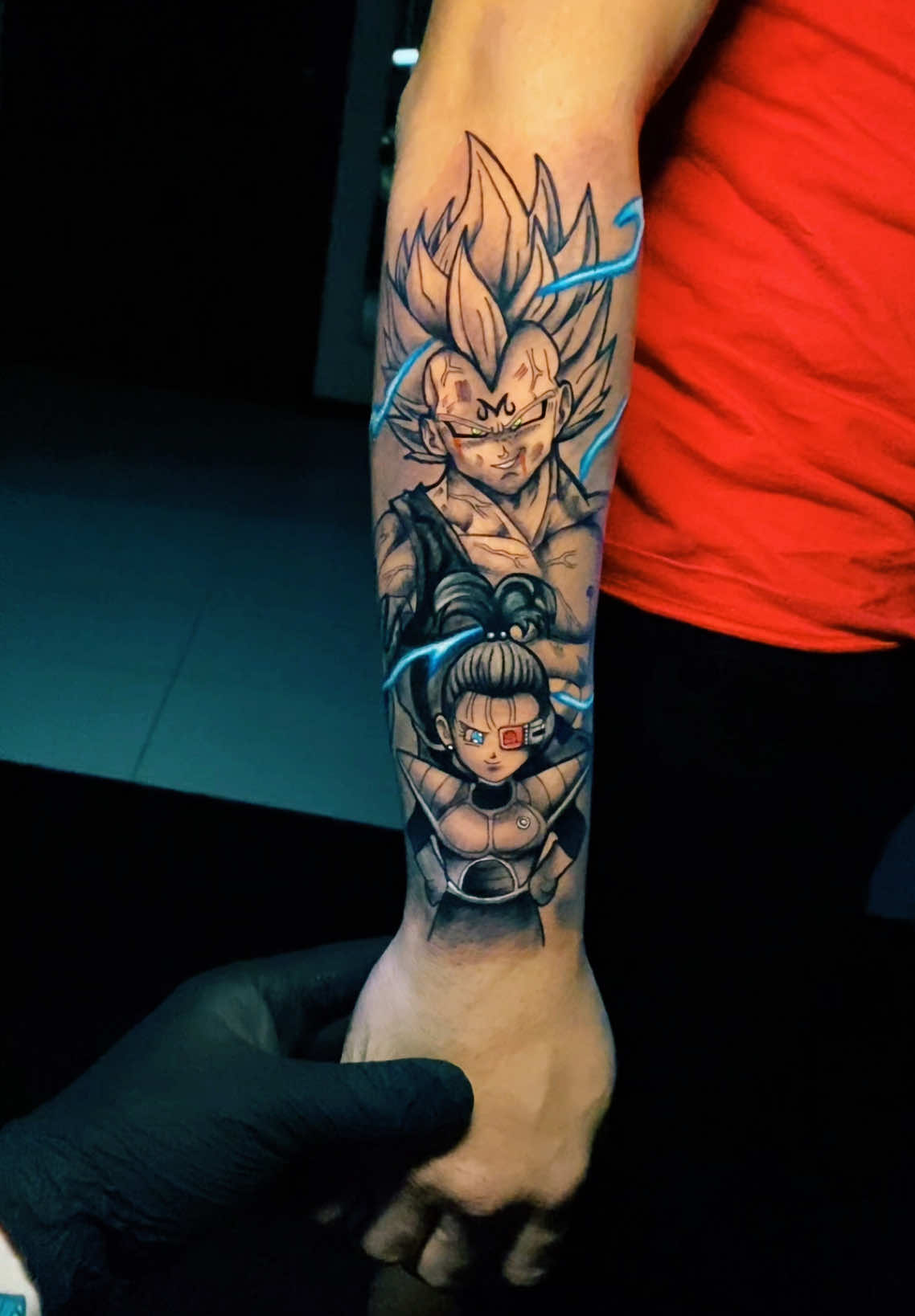 El principe sayayin #vegeta #hija  #bra #majinvegeta #anime #animetattoo #dragonball #tattoo #vegetatattoo 