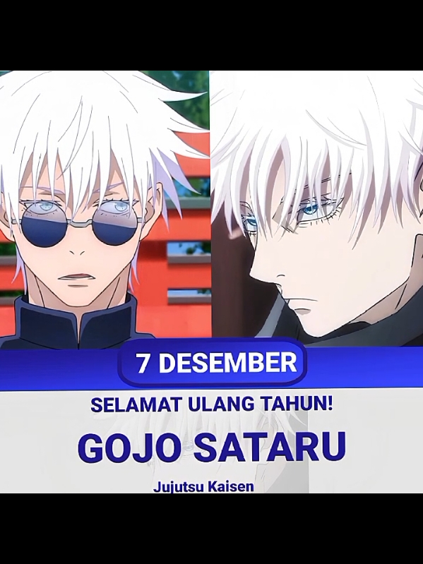 Happy Birthday Gojo Satoru maaf jadi sataru lupaa engga terliat pas ngedit nyaaa#anime #jujutsukaisen #jujutsukaisenedit #アニメ #gojousatoru #gojo #gojosatoru #marga_trc 