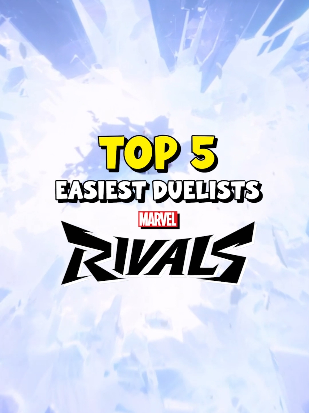 The EASIEST DPS characters in Marvel Rivals #marvelrivals #dps #easiests