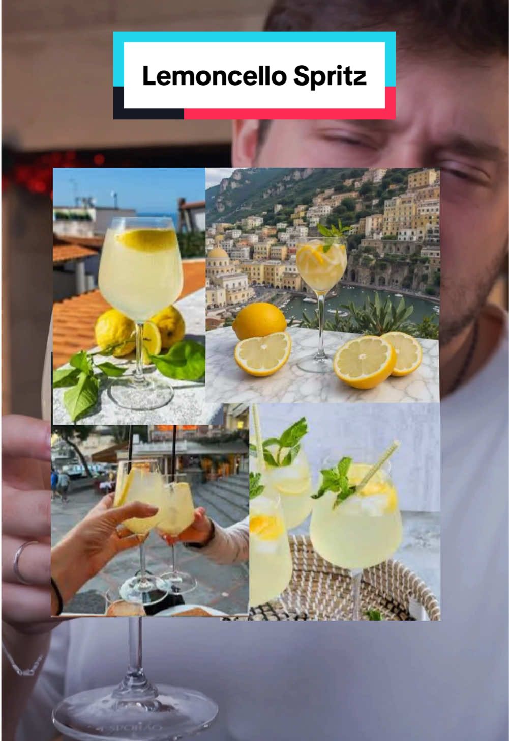 Só bebem esse na Europa! Lemoncello Spritz! Se liga como faz papai! Cetadoooido  Ingredientes: 180ml Espumante Brut 120ml Lemoncello 20ml Limão Taiti ou siciliano 60ml Tonica ou agua com gás #bebida #drink #bebidas