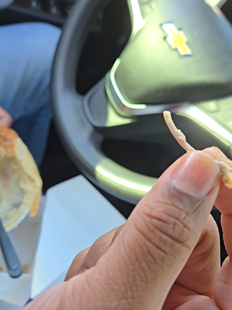 @KFC My husband almost choked on a chicken bone!! #kfc #chickenpotpie #potpie #chickenbone #chicken #foodhazard #hazard #choking #choke #foodtiktok 