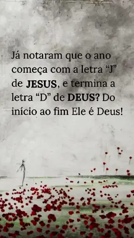 Já notaram que o ano começa com a letra 