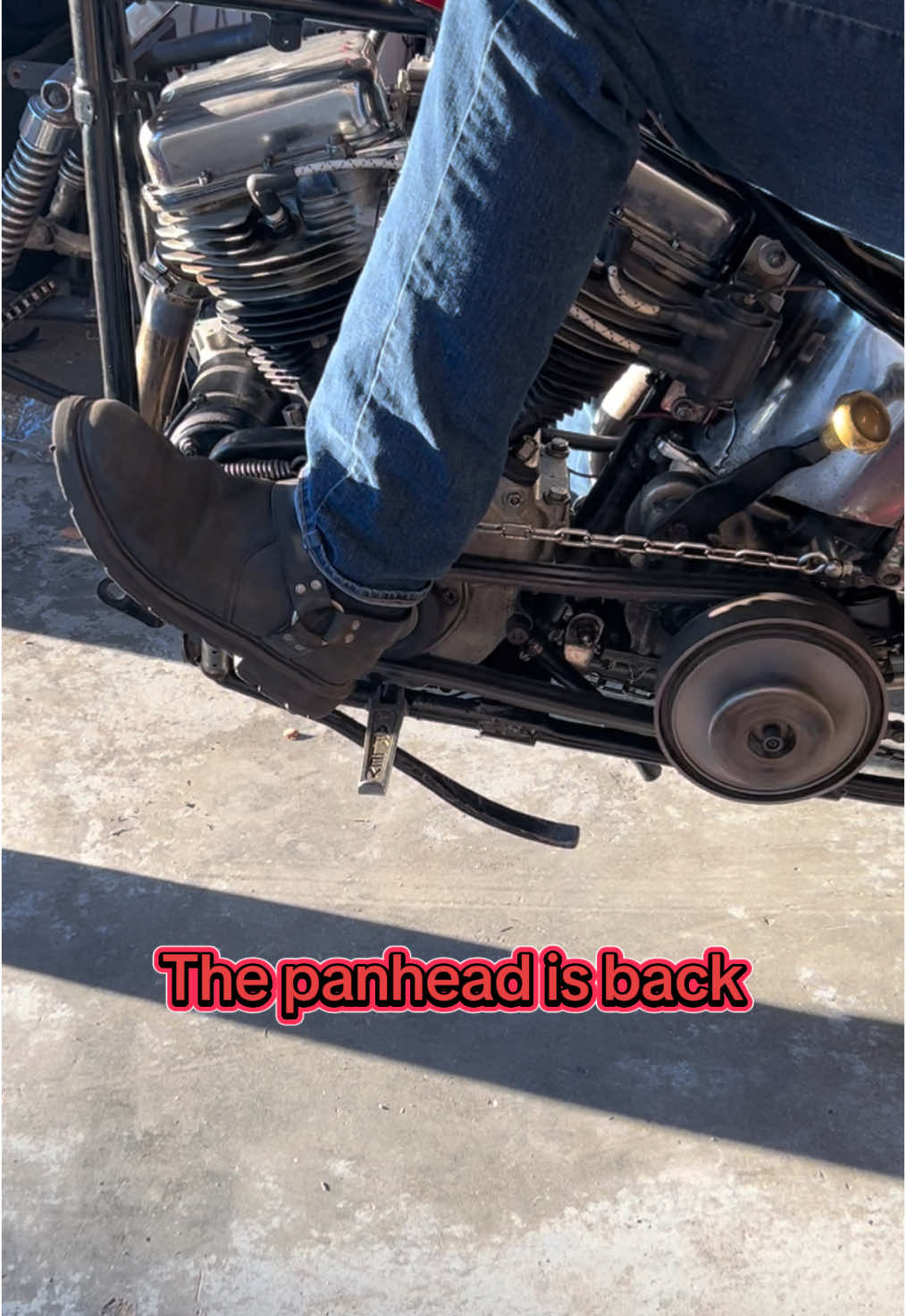 Panhead used carb test. #motorcycle #bikelife #harleydavidson #chopper #panhead #shovelhead #biketok #choppershit #street #vintageharley #vtwin #fyp #foryoupage #fy #sportster 