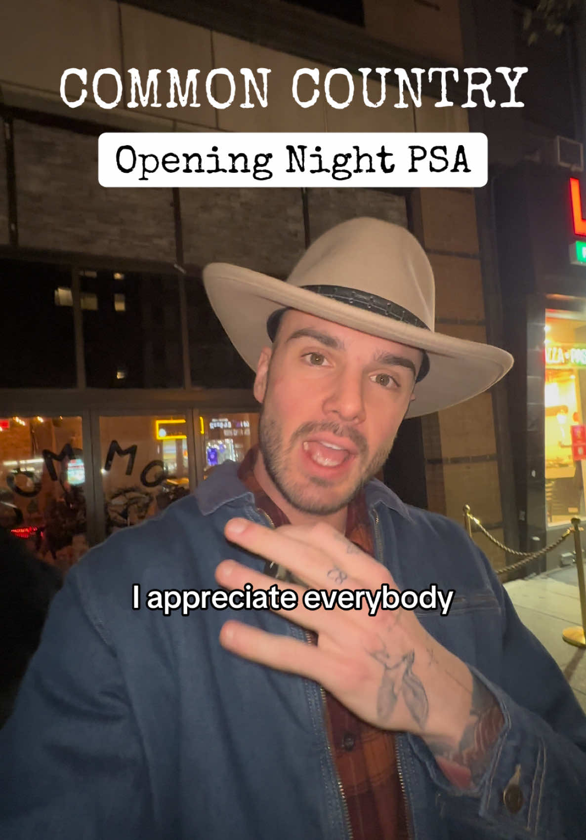 Appreciate yall so much. See you TONIGHT @commoncountrybar  📍334 3rd Ave #openingnight #nightlife #commoncountry #bouncer #countryconcert #hotbouncer #countrybar 