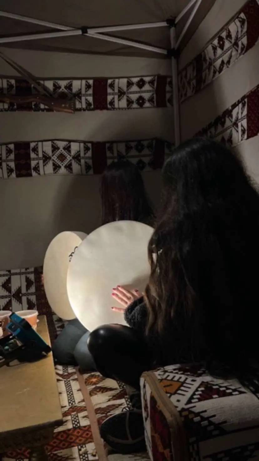 بدت الاجواء الحلوه 🤎 #كشتة_بنات #الطايف #كشتة #شتاء #اجواء_الشتاء #مخيم #جلسات #wintervibes #fyp #viral #taif 