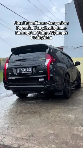 Hujan dingin pajeroku #cumidaratdiesel #ownerngebul #dieselpower 