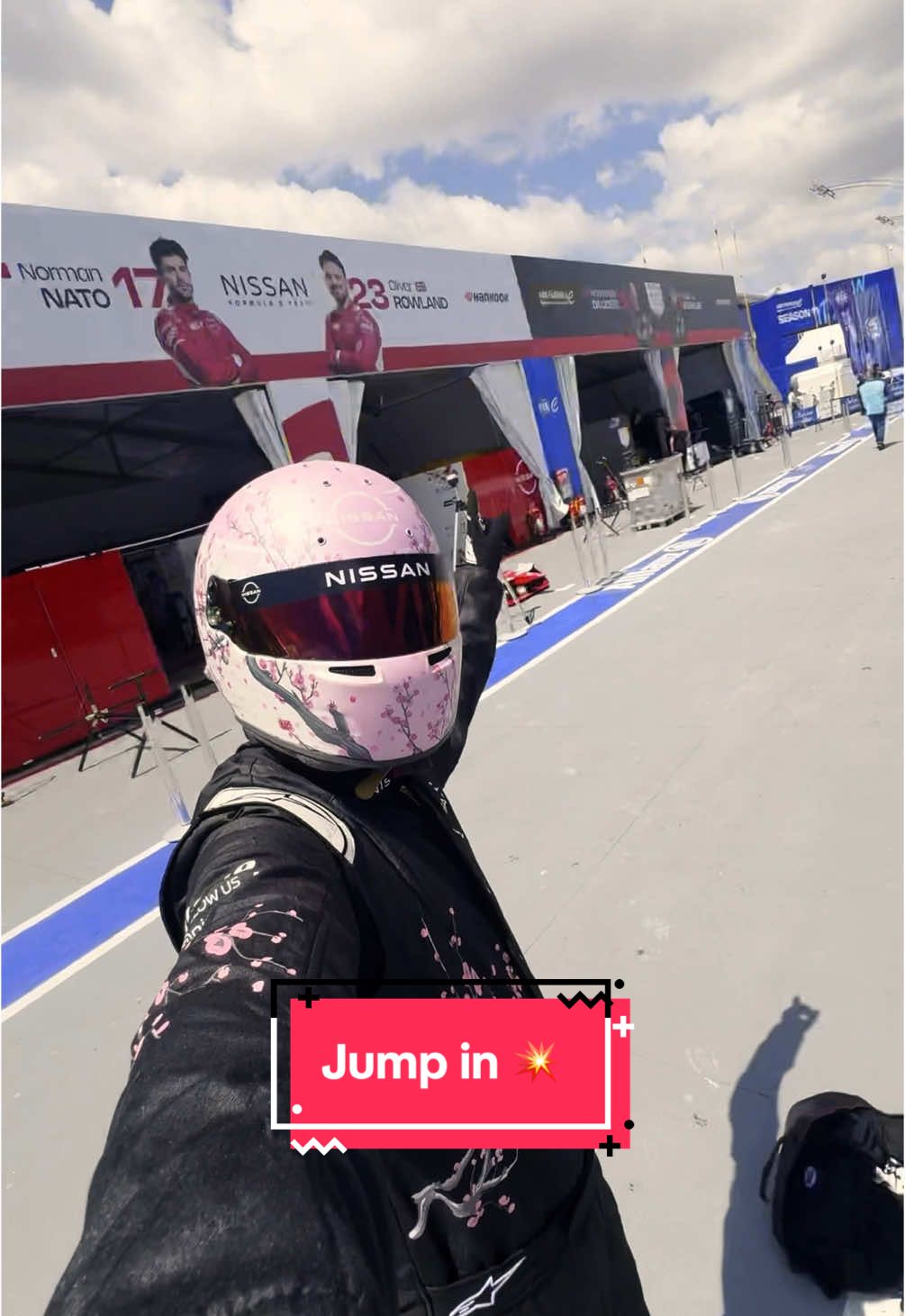 Jumping into the new season with style 🔥 @nissan @Nissan Brasil #SaoPauloEPrix #NissanFormulaE #FeelElectric