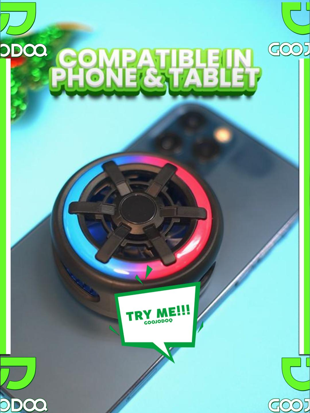 Stay cool with 360° seamless cooling and a 7-color ambient glow 🌈🔥. Your phone deserves this! #goojodoqphonecooler #phonecooler #phoneaccessories #fypシ゚ #goojodoq #gamingphonecooler #coolerphone #coolerphonegaming #phonecoolertiktok #mobilephonecooler #fancoolerhandphone