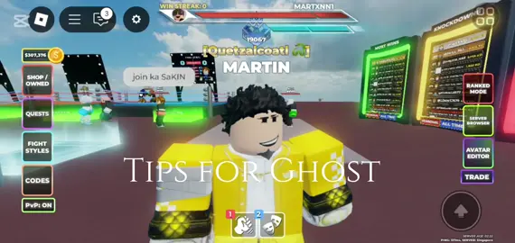 TIPS FOR YALL GHOST MAINS  #hajimenoippo #ricardomartinez #untitlrdboxinggame #tipsandtricks #ghoststyle #UBG #roblox #edit #TIPS 