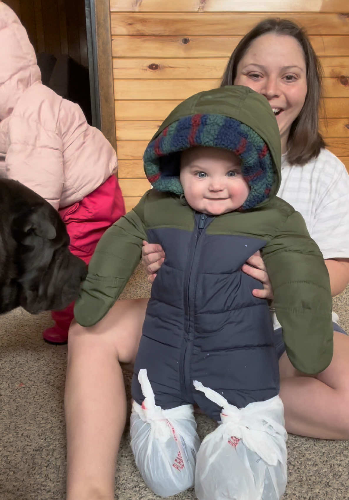 Snowday vlog #fyp #sahm 