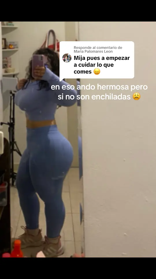 Respuesta a @Maria Palomares Leon lo dicen como si una pudiera bajar de peso de un dia a otro jajajaja, bajar de peso de forma saludable toma su tiempo psss si no son enchiladas 😭 