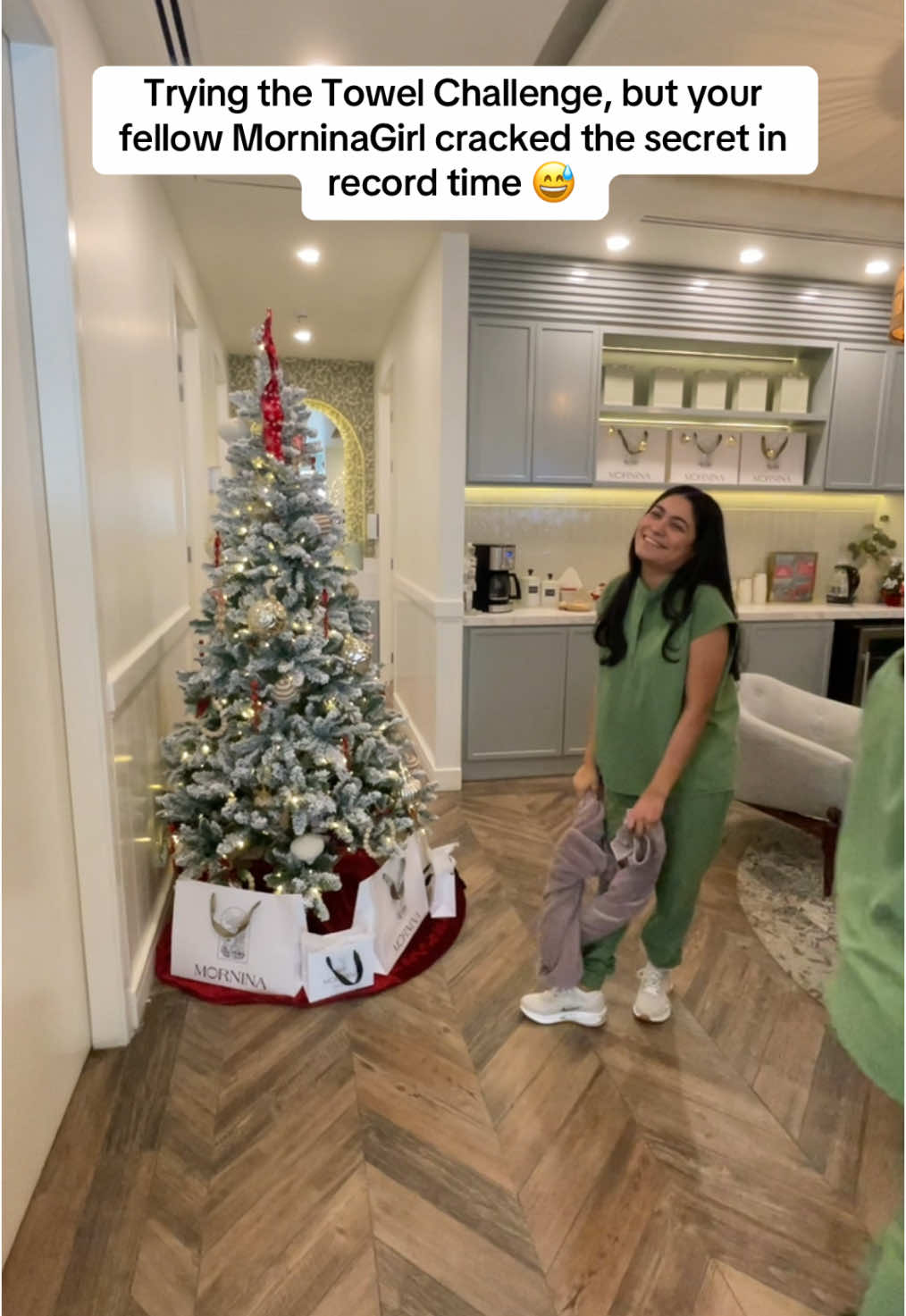 MorninaGirls: cracking secrets, solving puzzles, and always supporting each other 🧩✨ #MorninaGirl #TowelChallenge #TeamworkMagic #MedspaVibes #Beauty #TijuanaMedspa #SanDiego