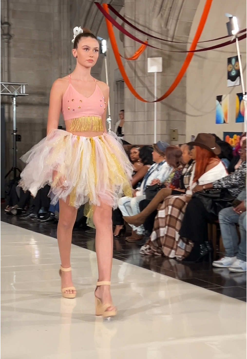 🎀 Feminine Energy 🎀 Wearing StraTEGik Visionary by Shanequa Casteal 🎀 #Runway #runwaywalk #runwaymodel #influencer #model #tutu #pink #fashion #fashionshow #explore #explorepage #fyp #fypシ 
