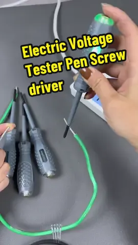 Electric Voltage Tester Pen Screw driver #fyp #foryou #screwdriver 