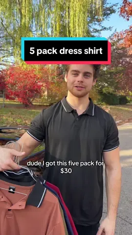 5 shirts for 5 days of the week 🔥 #dressshirt #mensshirt #businesscasual #mensfashion #tiktokshop  