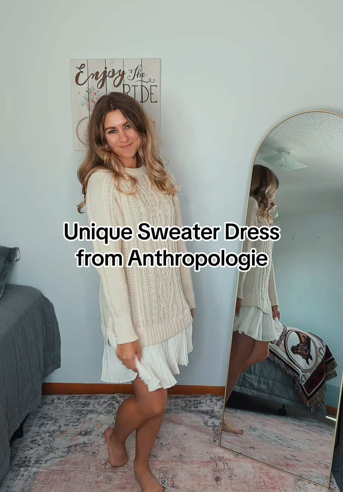 Lovin this stylish sweater dress from @Anthropologie #anthropologie #anthropologiefinds #dresses #dresstoimpress #dressup #dresstok #fashion #fashiontiktok #style #styleinspo #coldweatheroutfits #affordablefashion #fy #fyp 