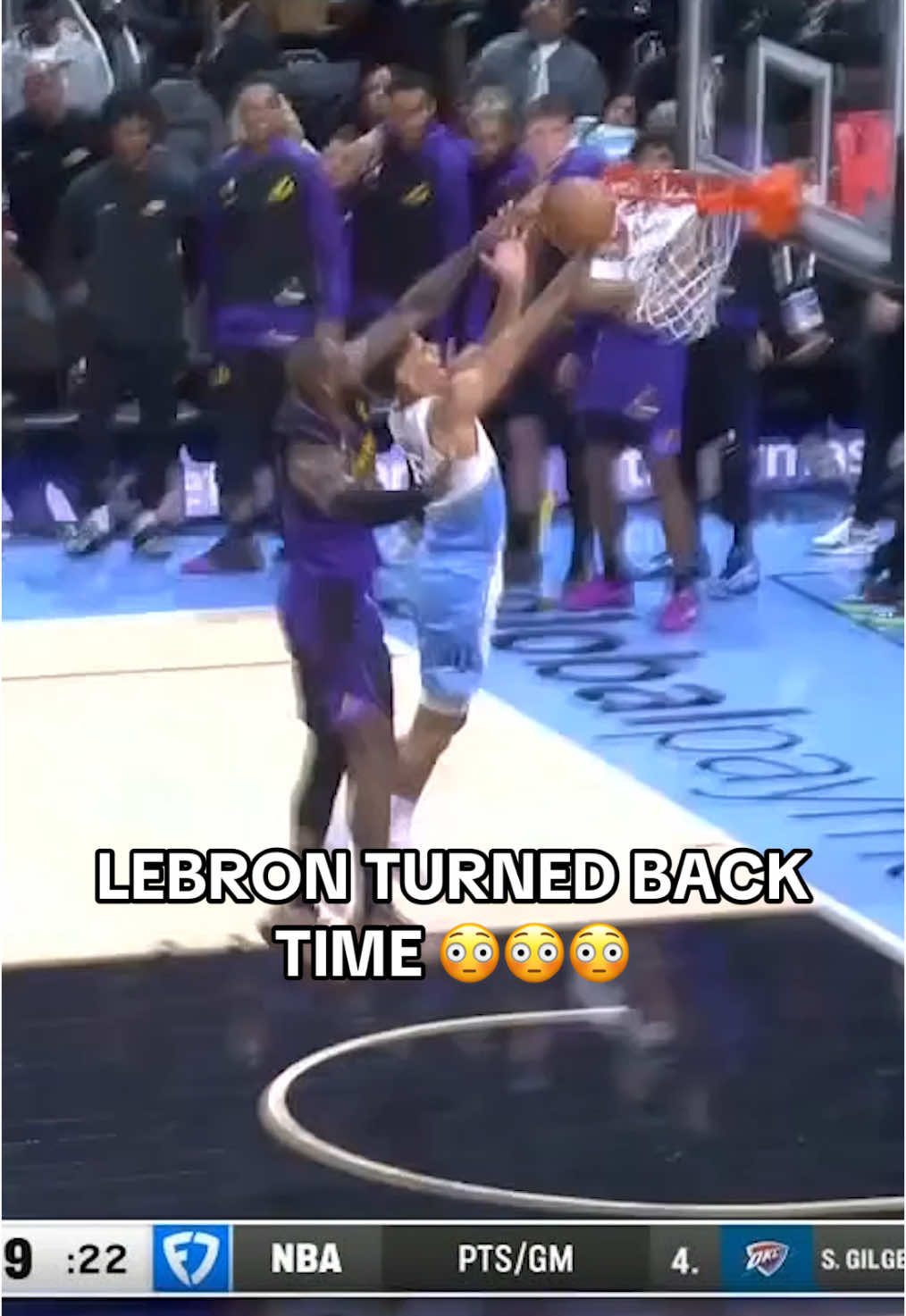 #lebron #NBA #lakers #block 