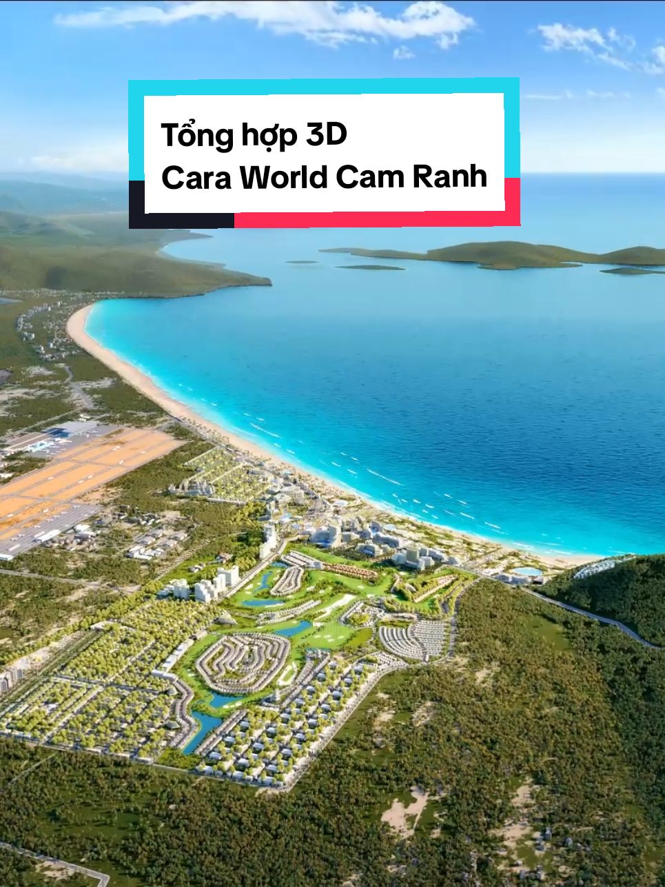 Tổng hợp toàn bộ video 3D thiết kế đại dự án Cara World Cam Ranh 😊 #caraworld #khanhhoa #carawordcamranh #quoctruongbds #datnendautu 