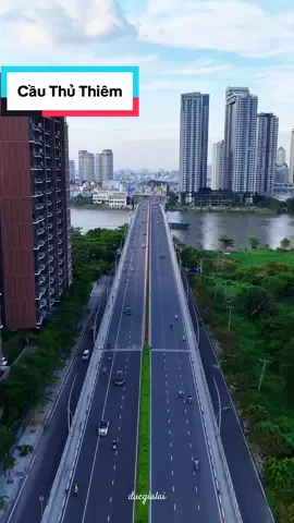 Cầu Thủ Thiêm ngày đẹp trời #dji #air3s #drone #dronevideo #flycam #saigon #hochiminh #cauthuthiem #ducgialai #trending #viral #xuhuong 