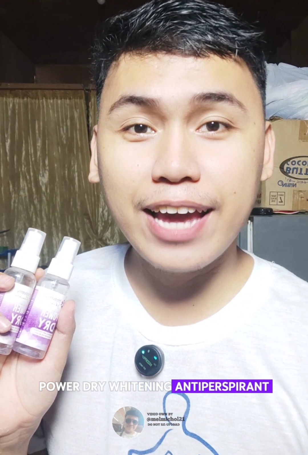 Galit ako nito ha! ahw, mga par kung gusto mong mawala yang wet underarm mo at maging mabango at the same time ito yung makakatulong sayo #underarmspray #heavenlypotion #powerdry #forunderarm #antiperspirant #whitenunderarm  #trending #viral #fyp #foryou 