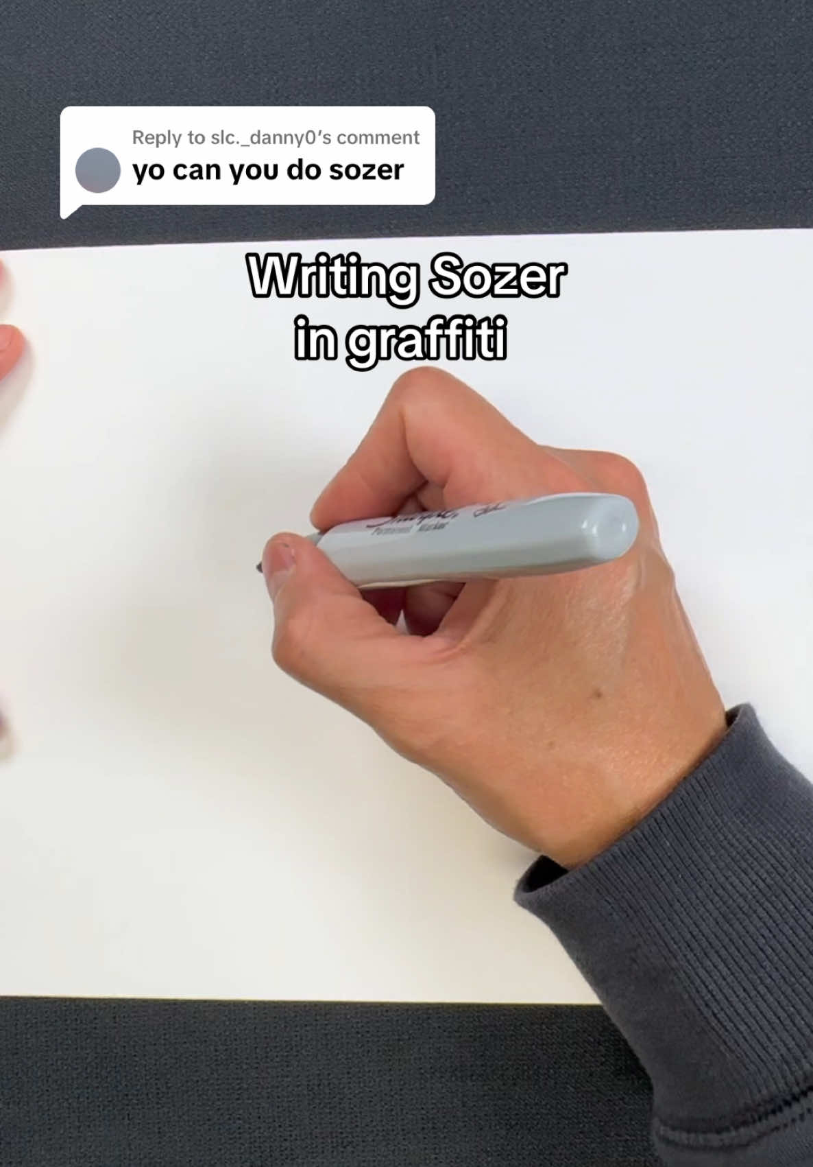 Replying to @slc._danny0 Lets write this name in my graffiti style #f #page #sketchbook #graffitiart #graffiti #graffitiforyou #graffitiletters #artist #artistsoftiktok #art #requests