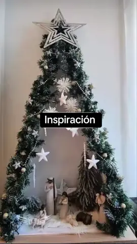 Nacimiento en forma de arbol de Navidad 💖🎄#CapCut #manualidadesnavideñas #feliznavidad #navidad #2024 #alliwantforchristmas #mariancarey #videoviral #alboldenavidad #fyp 