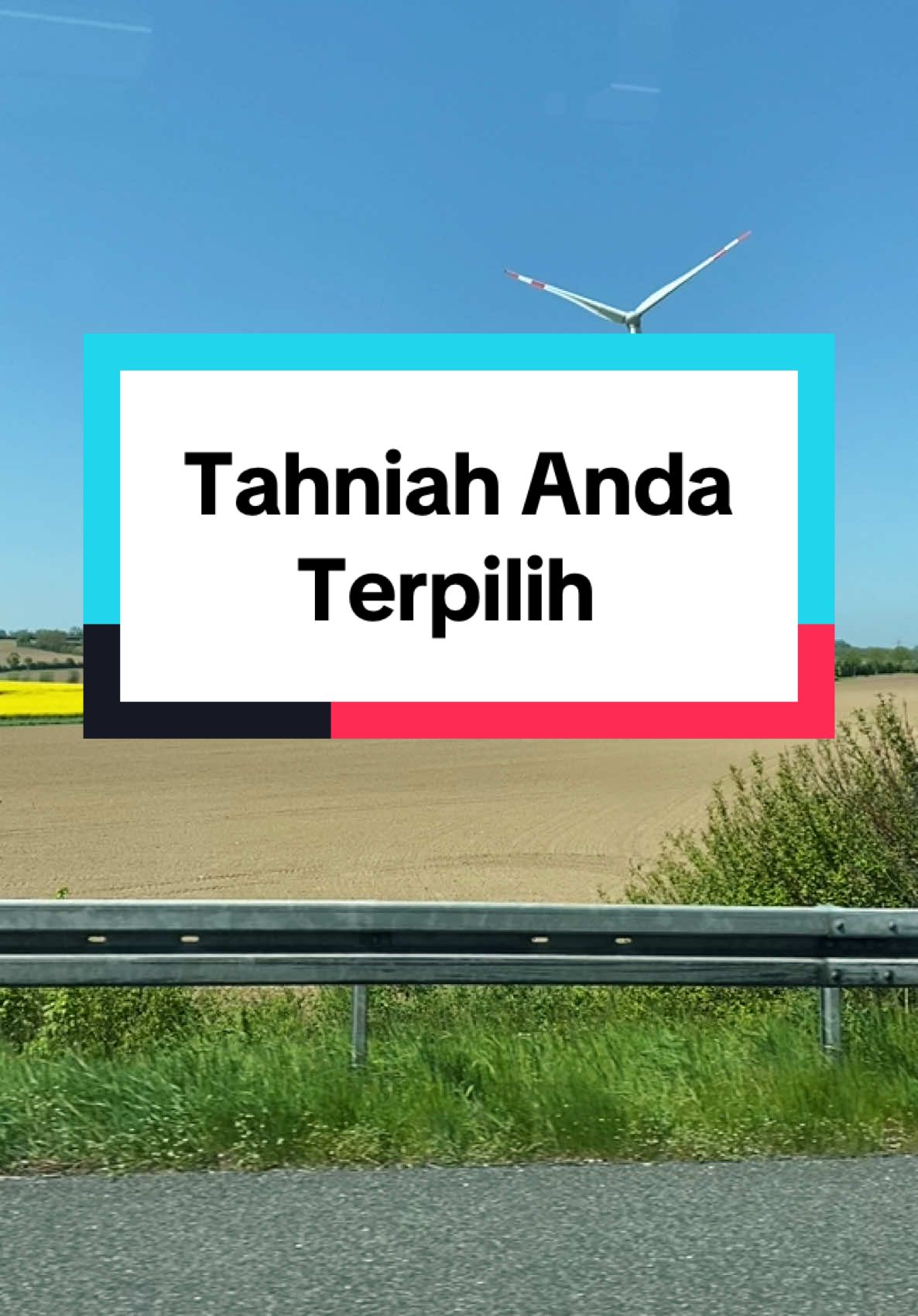 Tahniah Anda Terpilih. #contentcreator  #creatorsearchinsights  #trendingvideo  #syierag 