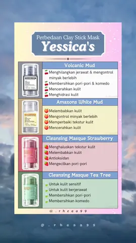 spill. kerkun 👉@🍒Beauty.Diary🍒  #yessicas #yessicaskincare #yessicastickmask #yessicaskincareclaystick #stickmask #claymask #claymaskviral #claystickmask #maskerwajah #maskerwajahviral #skincareviral #skincaremurah #skincarelowbudget #skincarepemula #racunskincare #rekomendasiskincare #tipsskincare #skincaretips #beauty #tipskecantikan #fyp #viraltiktok #trendingvideo #BeautyDiary 