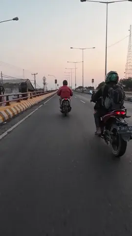 Senja di fly Over Pegambiran Cirebon #senja #cirebon