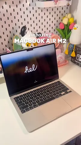 ⋆˚𝜗𝜚˚⋆ unboxing my new Macbook Air M2 in Starlight… again! 😆 so i already unboxed this beauty at the mall when i bought it (because that’s a requirement), but i wanted to share the experience with y’all so here we are! 💕 after months of debating between building a PC or getting a Macbook, i finally went for the Macbook. honestly, it just made more sense because i can take it anywhere, keep working even during brownouts (which is common in my area), and airdropping my videos straight from my phone is a game changer! like no more messing around with usb drives to transfer videos from my phone to pc. plus it’s in my favorite color Starlight! my heart is sooo happy 💖 cheers to more content creation~ #macbookair #macbookairm2 #macbook #macbookunboxing #apple #unboxing #starlight 